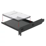 Стойка Поставка/Брекет DeLock, За монтиране на 2.5" SSD/диск в PCI слот 2