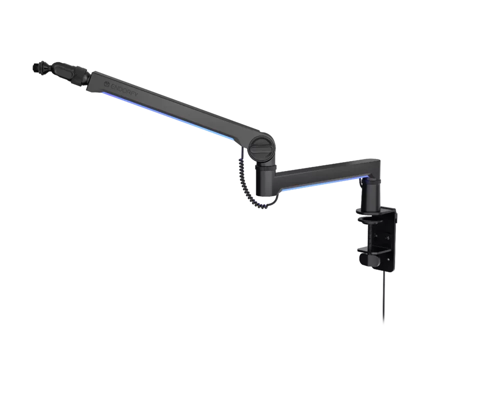 Стойка за микрофон ENDORFY Broadcast Low Profile RGB Boom Arm 4