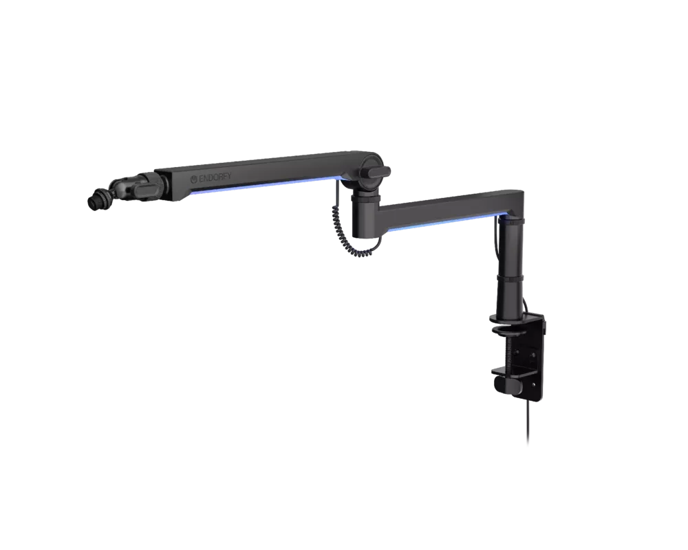 Стойка за микрофон ENDORFY Broadcast Low Profile RGB Boom Arm 2