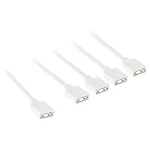 <span>Кабел</span> Kolink ARGB 1-4 Сплитер - 30 cm Бял <span class='catalog-num-in-name'>AC-ZUAD-1629</span> - 