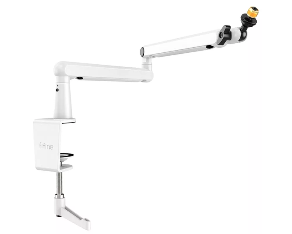 Стойка за микрофон FIFINE BM88 White High End Boom Arm Stand 2