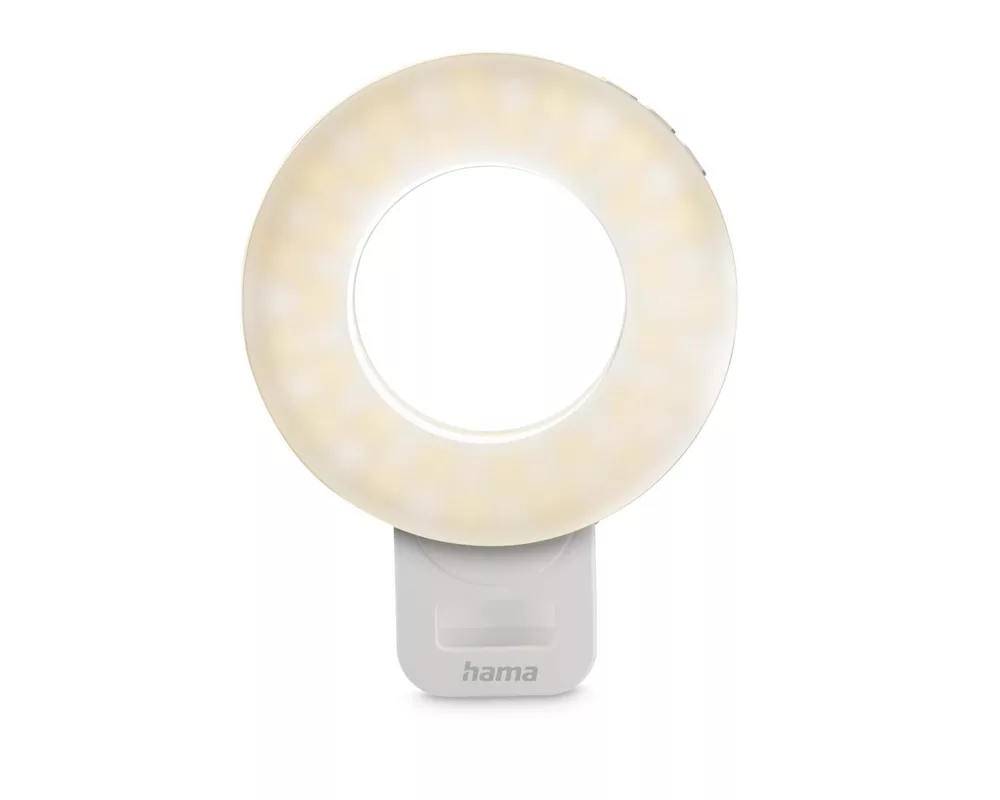 Осветително тяло Hama LED Ринг Лампа "ToGo", 3 режима, презареждаема, USB-C 2