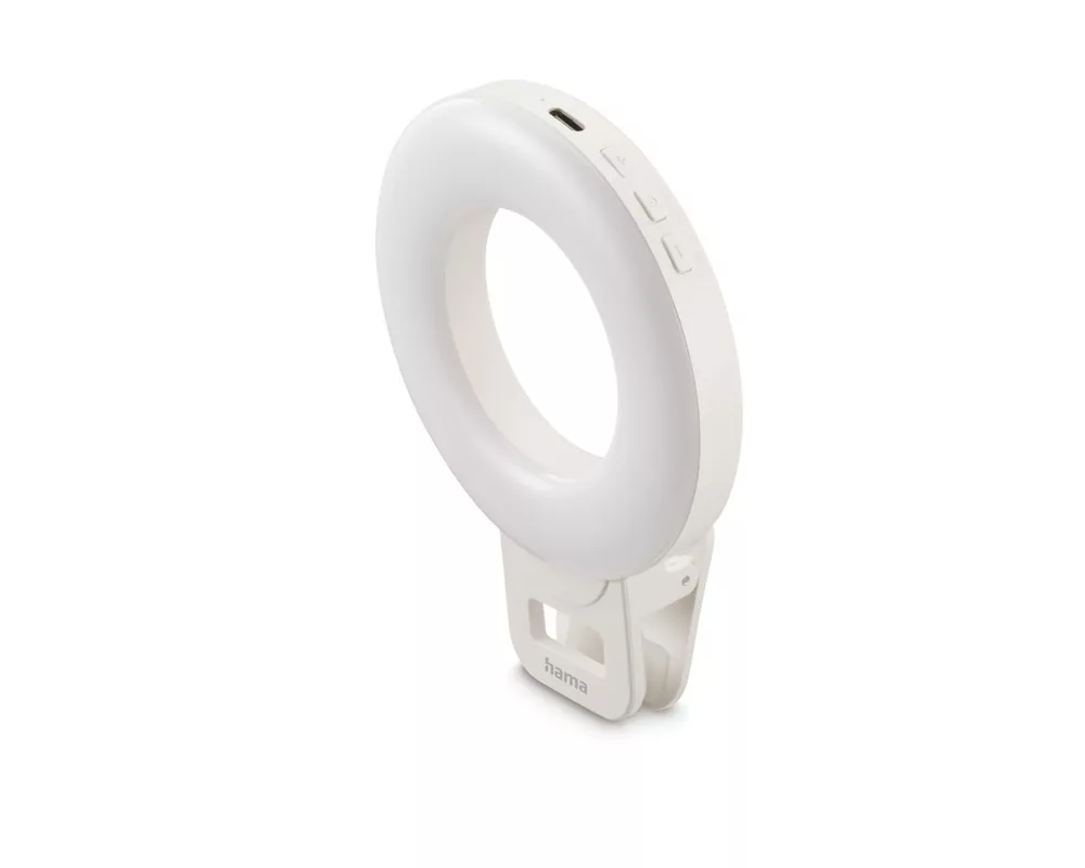 Осветително тяло Hama LED Ринг Лампа "ToGo", 3 режима, презареждаема, USB-C 5
