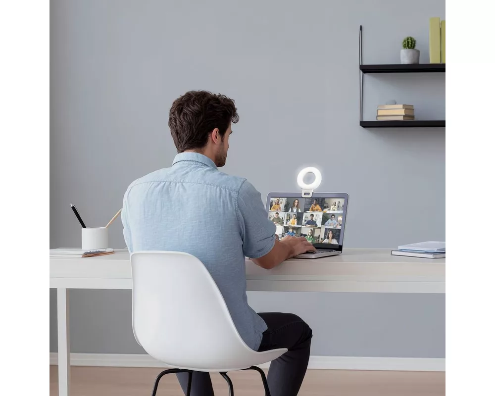 Осветително тяло Hama LED Ринг Лампа "ToGo", 3 режима, презареждаема, USB-C 17