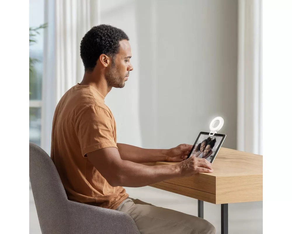 Осветително тяло Hama LED Ринг Лампа "ToGo", 3 режима, презареждаема, USB-C 16