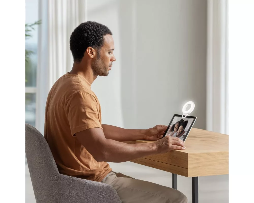 Осветително тяло Hama LED Ринг Лампа "ToGo", 3 режима, презареждаема, USB-C 6