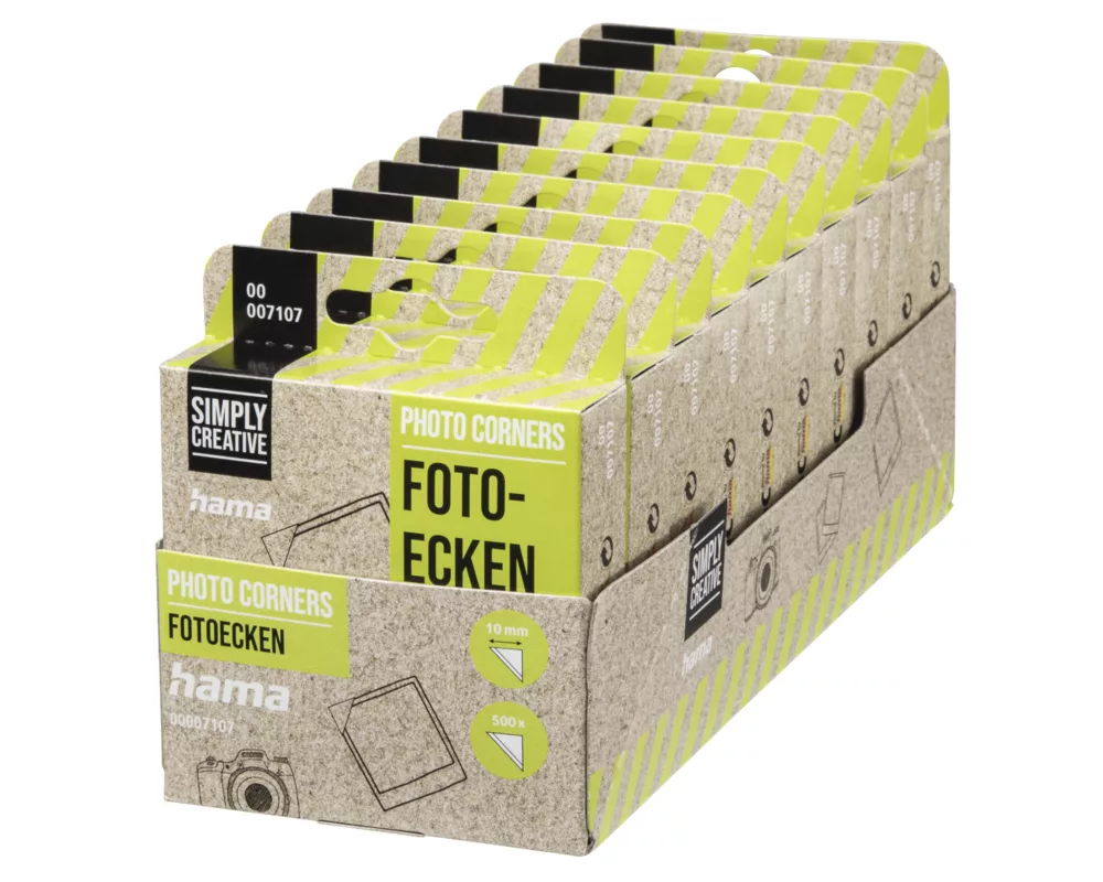 Фото и видео аксесоари Самозалепващи ъгълчета за снимки, HAMA-07107 3