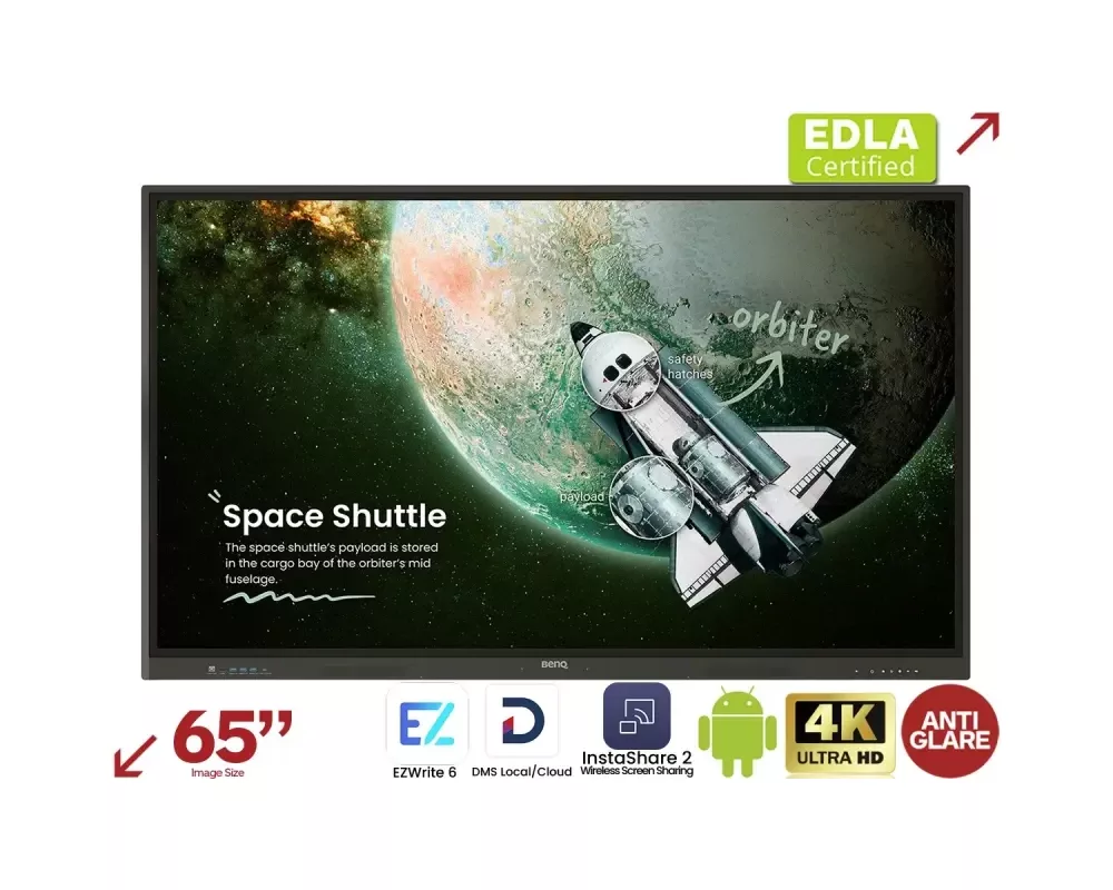 Интерактивен дисплей Интерактивен дисплей BenQ RE6504A 65" 2
