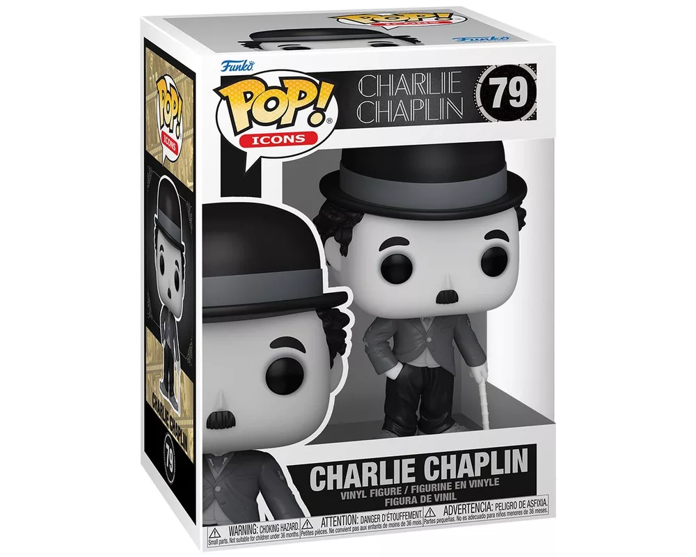 Фигурка Funko Pop! Icons: Charlie Chaplin - Charlie Chaplin #79 2