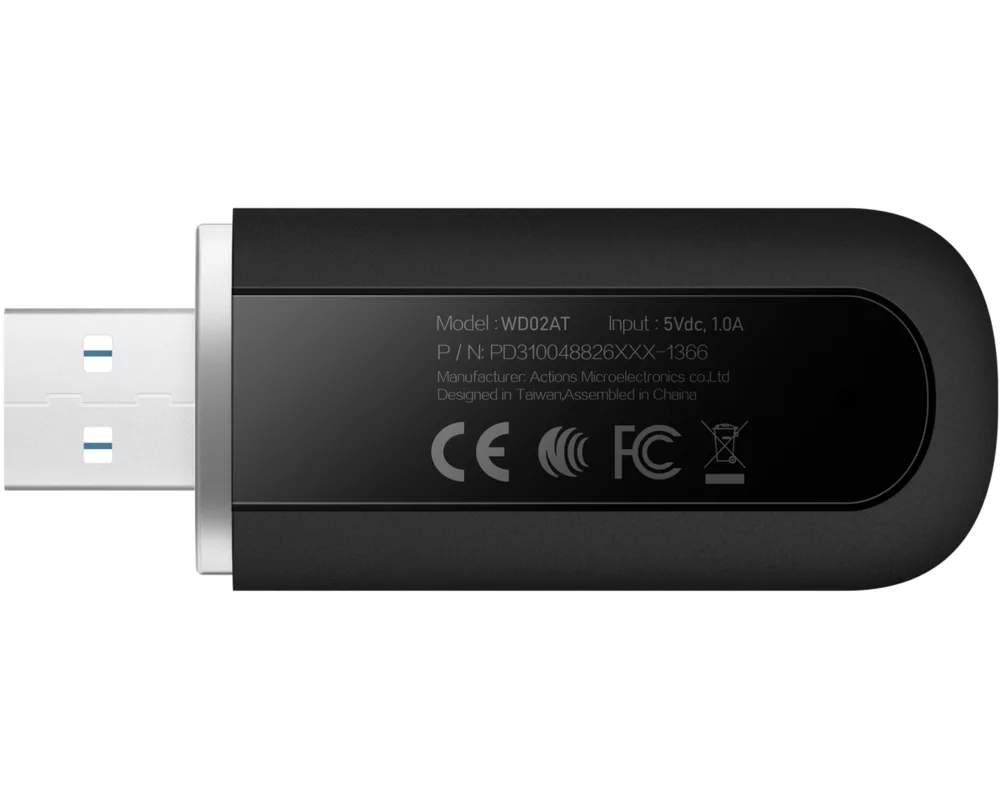 Интерактивен дисплей Безжичен донгъл за интерактивен дисплей BenQ, IFE WD02AT BLACK,  WI-FI 6 + BT5.2 WIRELESS DONGLE 3