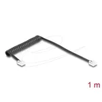 <span>Мрежов кабел</span> Delock Телефонен кабел спирален кабел RJ11 plug -RJ11 plug , черен 1 м <span class='catalog-num-in-name'>DELOCK-90201</span> - 