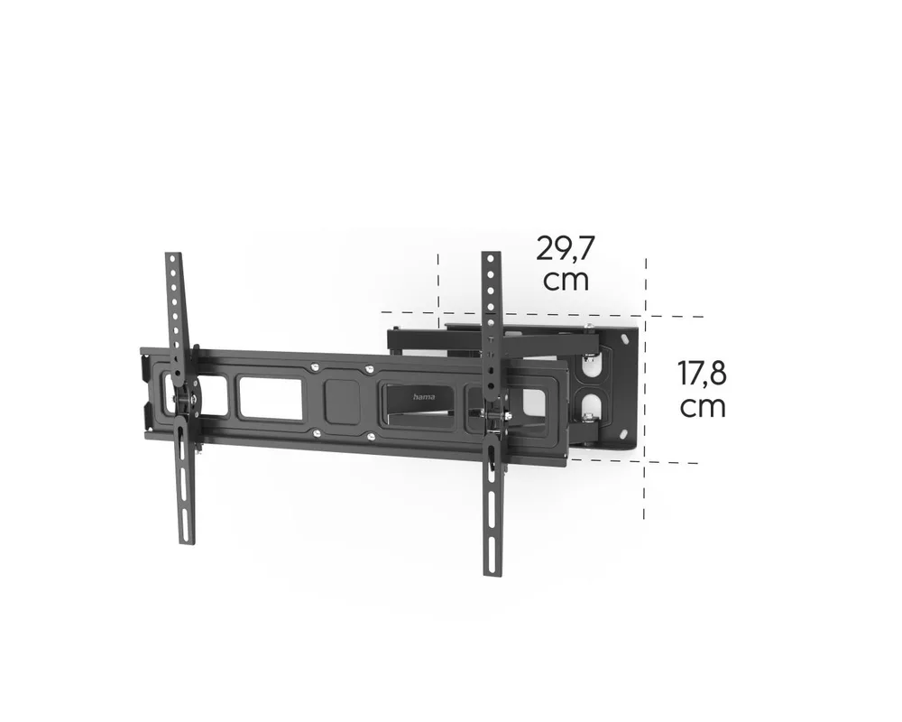 Стойка HAMA, 216 см (85”), до 50 кг, въртяща се, накланяща се, издърпваща се 14