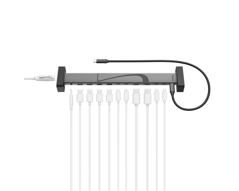 Докинг станция HAMA Докинг станция "Connect2Office Work" USB-C, 12 порта 3