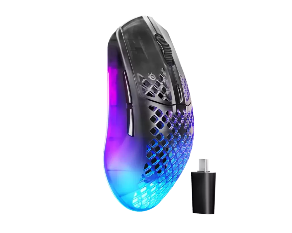 Мишка Геймърска мишка SteelSeries Aerox 3 Wireless Gen 2 - Shadow 2