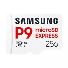  Samsung microSDXC, 256GB, P9 Express, 800 MB/s, UHS-I 90 MB/s U3, V30, A1 903341 SAM-SDM-MB-MK256TWW на топ цена - PIC.bg