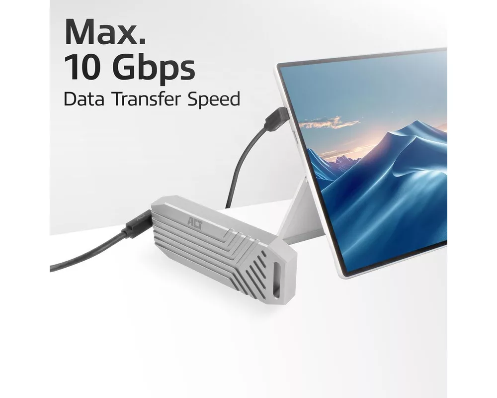 Кабел ACT Кабел USB-C - USB-C, 2м, 10Gbps 60W, ъглов нагоре/надолу 6