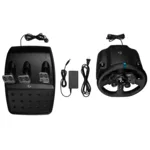 Волан LOGITECH G923 + LOGITECH скоростен лост за PS4/PS5/PC 9