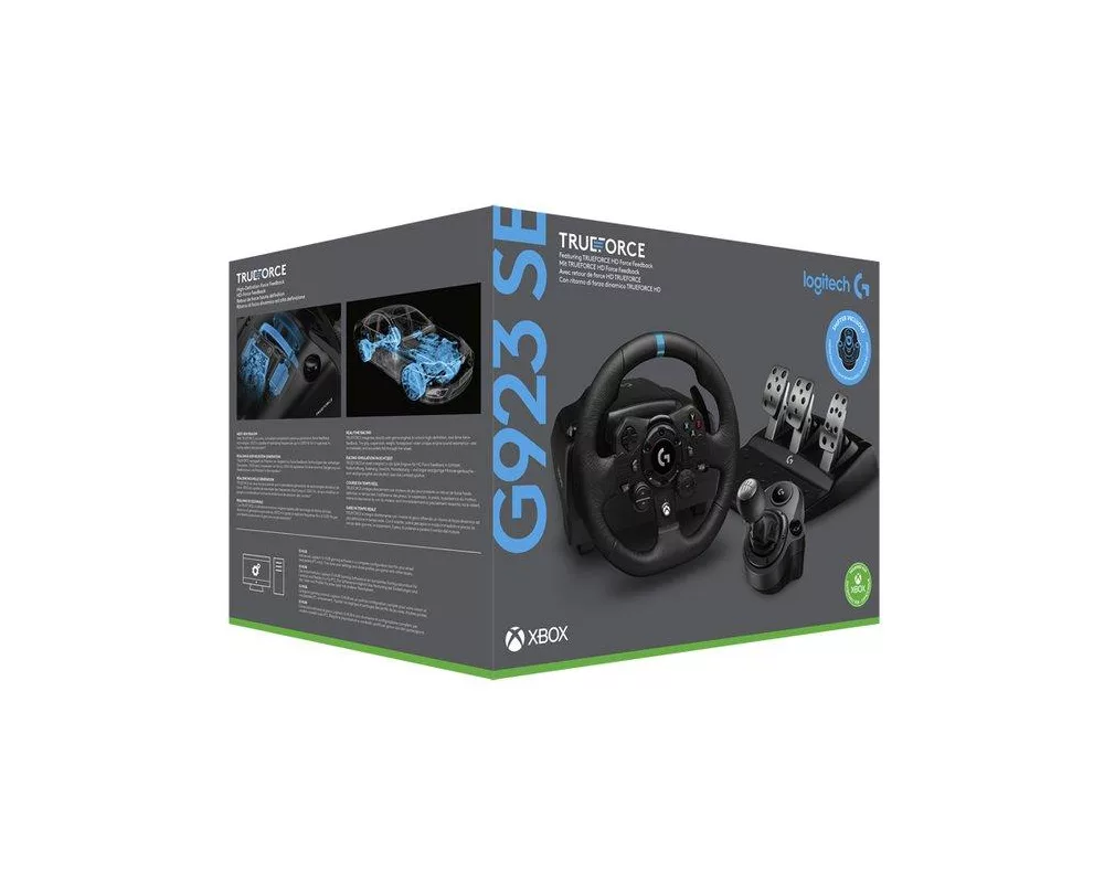 Волан LOGITECH G923 SE + LOGITECH скоростен лост за XBOX/PC 8