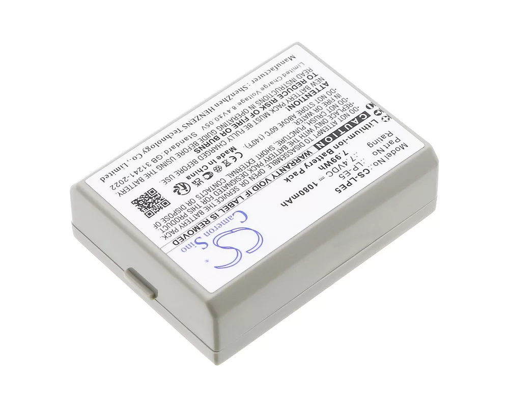 Батерия за фотоапарат и камкордер Батерия за камера CANON LPE5 LiIon 7.2V 1080mAh Cameron Sino 3