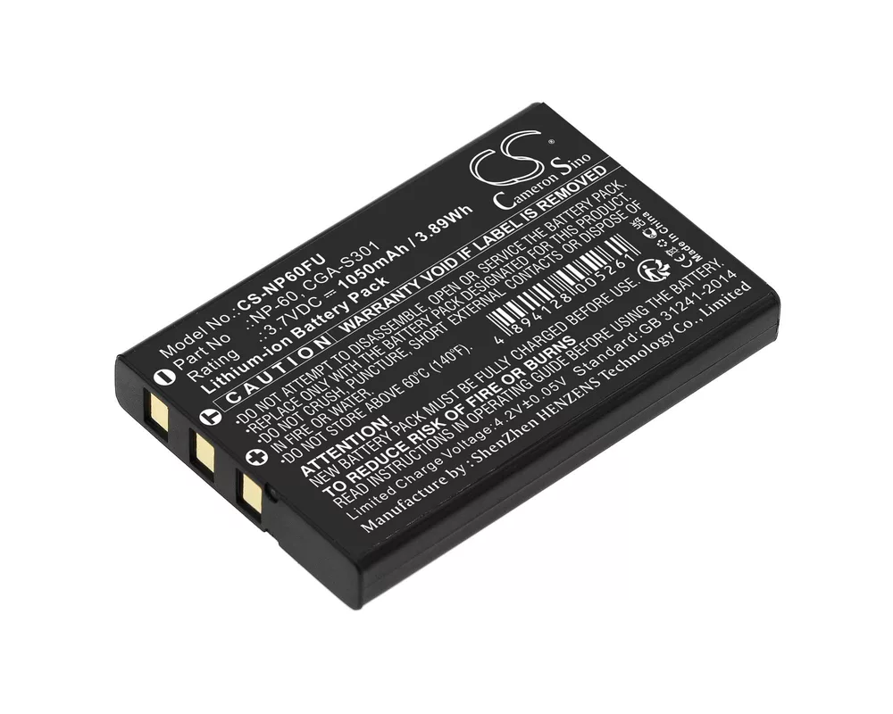 Батерия за фотоапарат и камкордер Батерия за фотоапарат FUJI NP60 LiIon 3.7V 1050mAh Cameron Sino 2