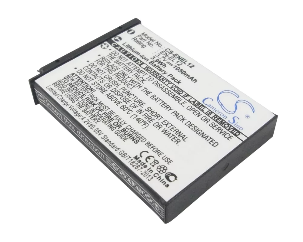 Батерия за фотоапарат и камкордер Батерия за апарат NIKON EN-EL12  Li-Ion 3.7V 1050mAh Cameron Sino 4