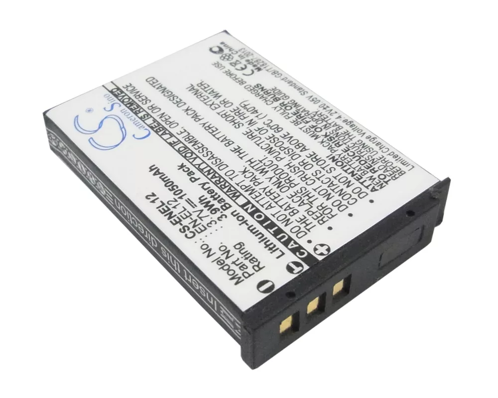Батерия за фотоапарат и камкордер Батерия за апарат NIKON EN-EL12  Li-Ion 3.7V 1050mAh Cameron Sino 3