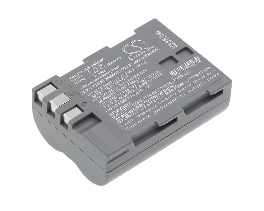 Батерия за фотоапарат и камкордер Батерия за апарат NIKON EN-EL3E  Li-Ion 7.4V 1500mAh Cameron Sino 3