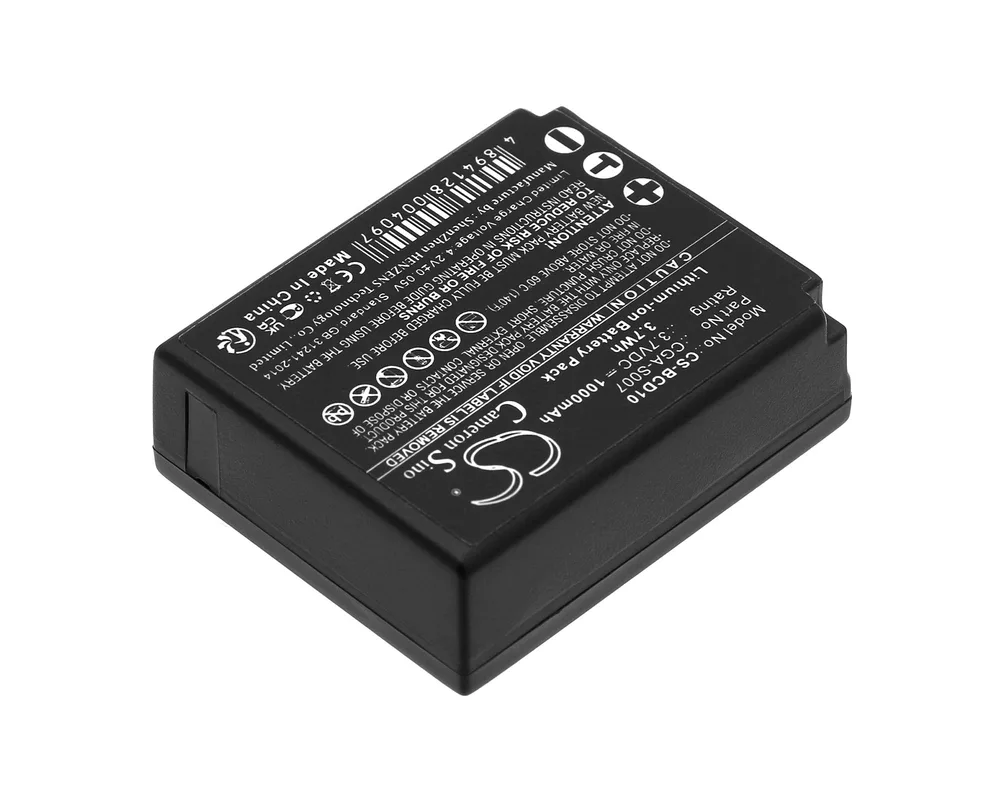 Батерия за фотоапарат и камкордер Батерия за апарат Panasonic CGA S007 LiIon 3.7V 1000mAh  Cameron Sino 2