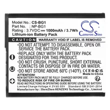  Батерия за апарат SONY NP-BG1 LiIon 3.7V 1000mAh  Cameron Sino 903976 CS-BG1 на топ цена - PIC.bg