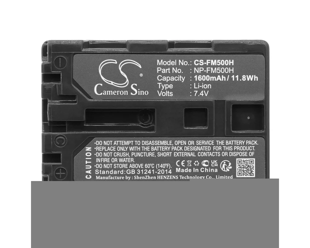 Батерия за фотоапарат и камкордер Батерия за фотоапарат NPFM500H LiIon 7.2V 1600mAh  Cameron Sino 3