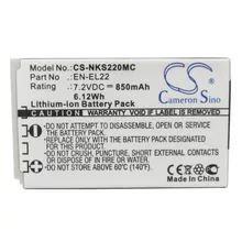  Батерия  за камера NIKON J4/S2 EN-EL22  CS-NKS220MC 3,8V 3000mAh  CAMERON SINO 903984 CS-NKS220MC на топ цена - PIC.bg
