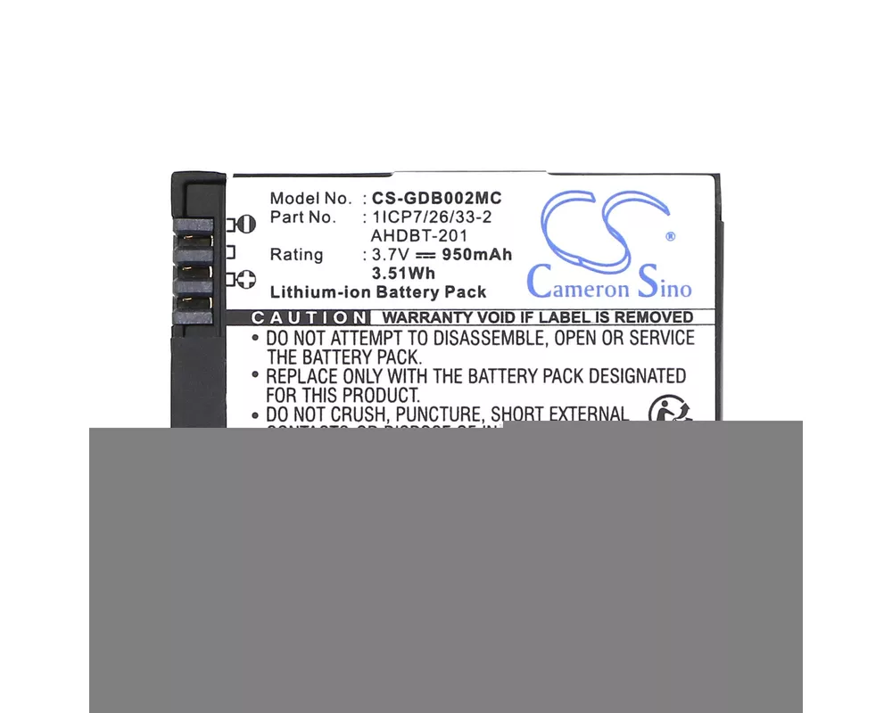 Батерия за фотоапарат и камкордер Батерия за камера GO PRO Hero 3; HERO 3 Plus  AHDBT-201  3,7V 950mAh LIIon Cameron Sino 5