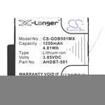 <span>Батерия за фотоапарат и камкордер</span> Батерия за камера GOPRO Hero 5; Hero 6; Hero 7; Hero 8   AHDBT-501  3,85V 1250mAh   LIIon Cameron Sino <span class='catalog-num-in-name'>CS-GDB501MX</span> - 