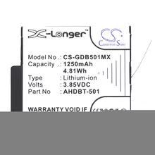  Батерия за камера GOPRO Hero 5; Hero 6; Hero 7; Hero 8   AHDBT-501  3,85V 1250mAh   LIIon Cameron Sino 903999 CS-GDB501MX на топ цена - PIC.bg