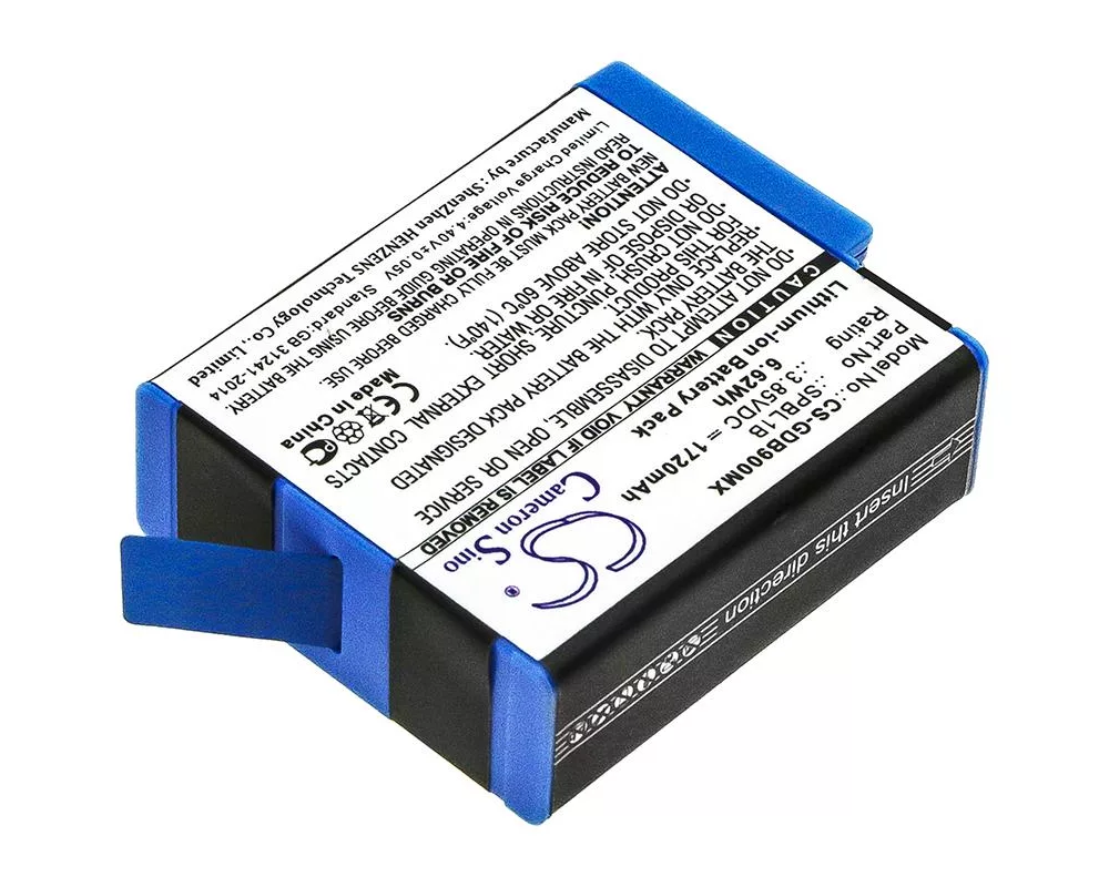 Батерия за фотоапарат и камкордер Батерия за камера GO PRO Hero 9; HERO 10; Hero 11; Hero 12  AHDBT-901  3,85V 1720mAh   LIIon Cameron Sino 2