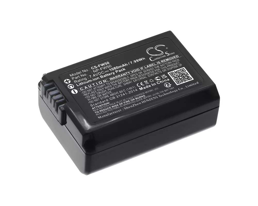 Батерия за фотоапарат и камкордер Батерия за фотоапарат и камера Sony NP-FW50  LiIon  7.4V 1080mAh Cameron Sino 2