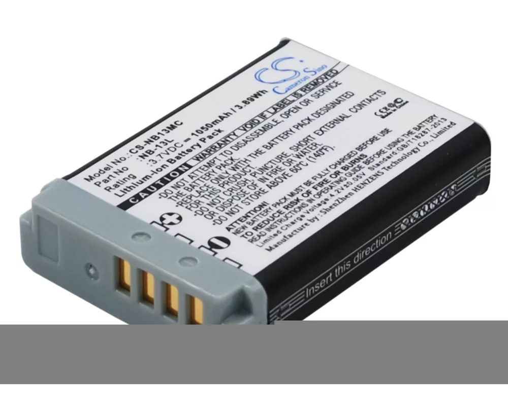 Батерия за фотоапарат и камкордер Батерия за фотоапарат / камера CANON NB13MC  NB13L  3,7V 1050 mAh  LiIon Cameron Sino 2