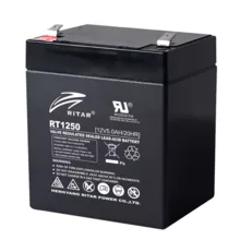 Оловна батерия RITAR, (RT1250) AGM, 12V, 5Ah, 90/ 70/ 10 1mm, Терминал 2 904015 RITAR-RT1250 на топ цена - PIC.bg
