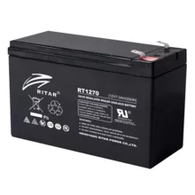  Оловна Батерия RITAR, (RT1270) AGM, 12V, 7Ah, 151/ 65/ 94 mm, Терминал2 904016 RITAR-RT1270 на топ цена - PIC.bg