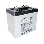 <span>Батерия</span> Оловна AGM Deep cycle батерия RITAR (DC12-55), 12V, 55Ah, 229 / 138 /211 mm  F15/M6 / F11/M6, За соларни системи <span class='catalog-num-in-name'>RITAR-DC12-55</span> - 