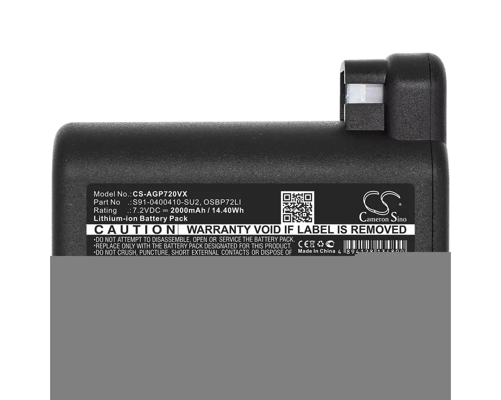 Батерия за прахосмукачка Батерия за прахосмукачка ELECTROLUX 900257877, Osiris, RX8, RX9; AEG 900258195  LiIon 7,2V 2000mAh CAMERON SINO 3