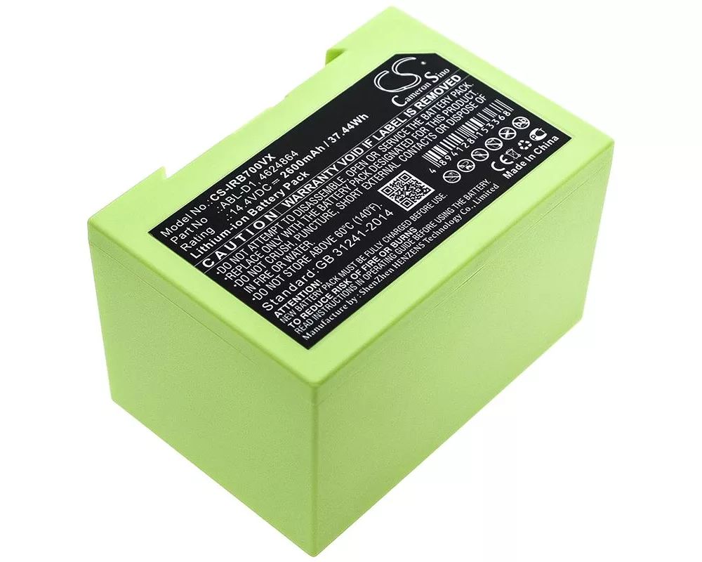 Батерия за прахосмукачка Батерия за прахосмукачка iRobot 5150, 7150, Roomba e5, Roomba i8 4624864  LiIon 14,4V 2600mAh CAMERON SINO 2