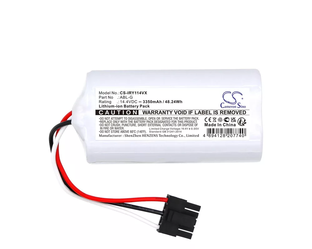 Батерия за прахосмукачка Батерия за прахосмукачка iRobot Roomba Combo Essential Y011040 P/N ABL-G  LiIon 14,4V 3350mAh CAMERON SINO 3