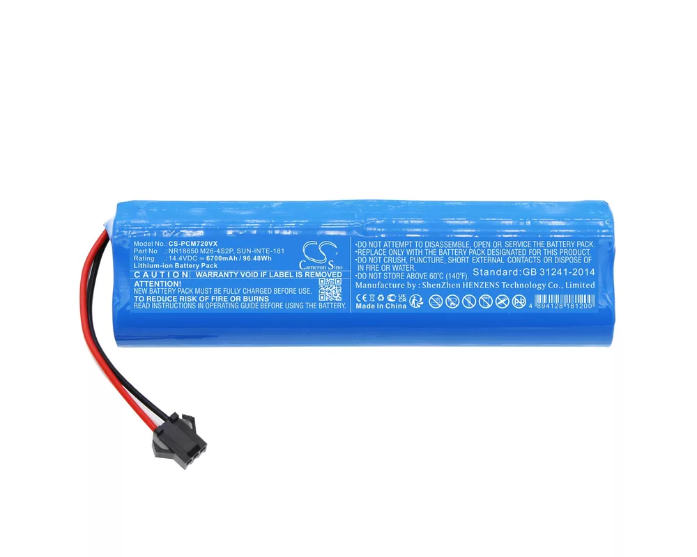 Батерия за прахосмукачка Батерия за прахосмукачка LENOVO Cleaner T1S pro, XIAOMI Roidmi Eve Plus  LiIon 14,4V 6700mAh CAMERON SINO 3