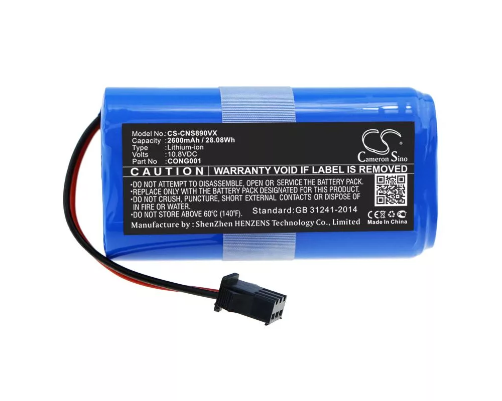 Батерия за прахосмукачка Батерия за прахосмукачка Sencor SRV 3150OR, SRV 3160TQ, CECOTEC CONGA 750  SRX3101  LiIon 10,8V 2600mAh CAMERON SINO 3