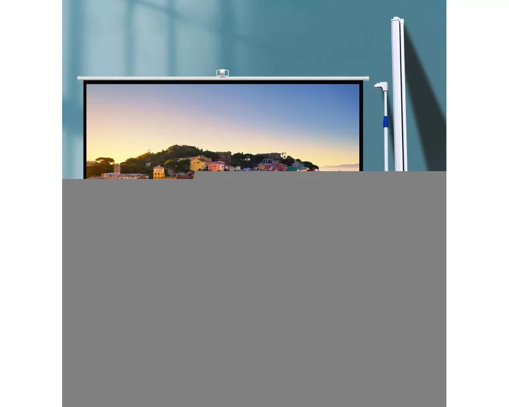 Екран Екран на стойка  ESTILLO 244 х 183 см,120", бял, с черна рамка, 4:3, 11 кг 4