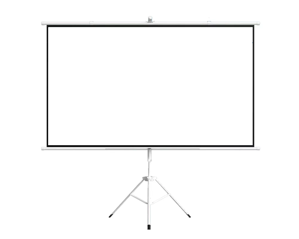 Екран Екран на стойка  ESTILLO 244 х 183 см,120", бял, с черна рамка, 4:3, 11 кг 2