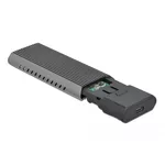 <span>Аксесоар за съхранение</span> Външна стойка Delock, За M.2 NVMe PCIe или SATA SSD, USB-C 3.2 Gen 2, Инсталация без инструменти <span class='catalog-num-in-name'>DELOCK-42638</span> - 