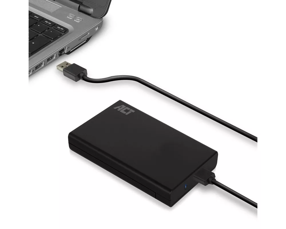 Аксесоар за съхранение Чекмедже за твърд диск ACT AC1215, 2.5", USB 3.0, Черен 3