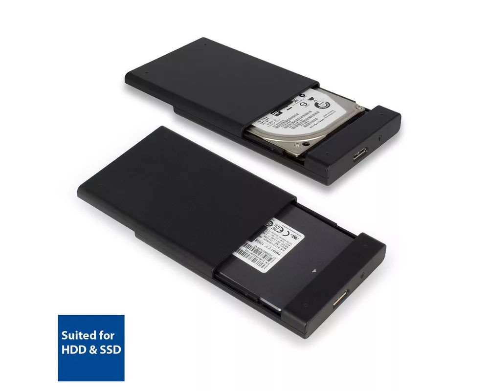Аксесоар за съхранение Чекмедже за твърд диск ACT AC1215, 2.5", USB 3.0, Черен 4